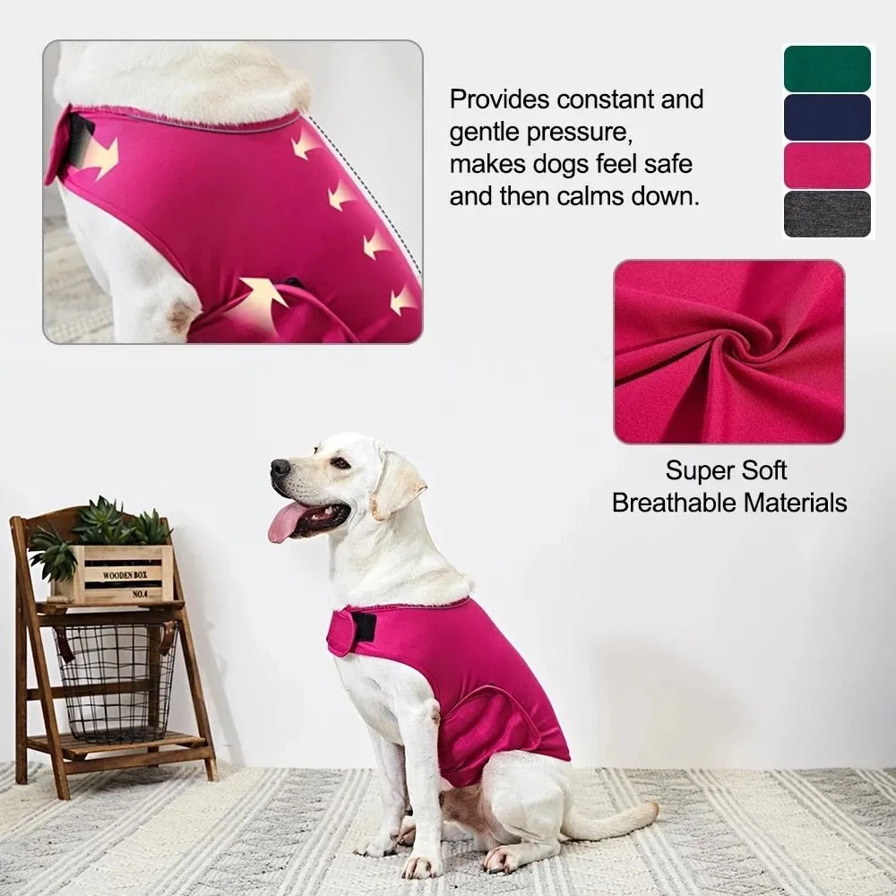 AnniePaw Dog Thunder Shirts Anxiety Vest Reflective Stress Relief Vest