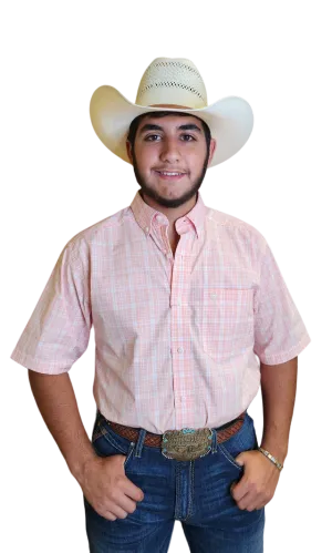 Ariat Men's Pro Ogden Apricot Blush Shirt