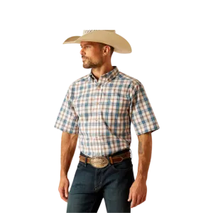 Ariat Men's Pro Series Rowdy Classic Fit Blue Shirt