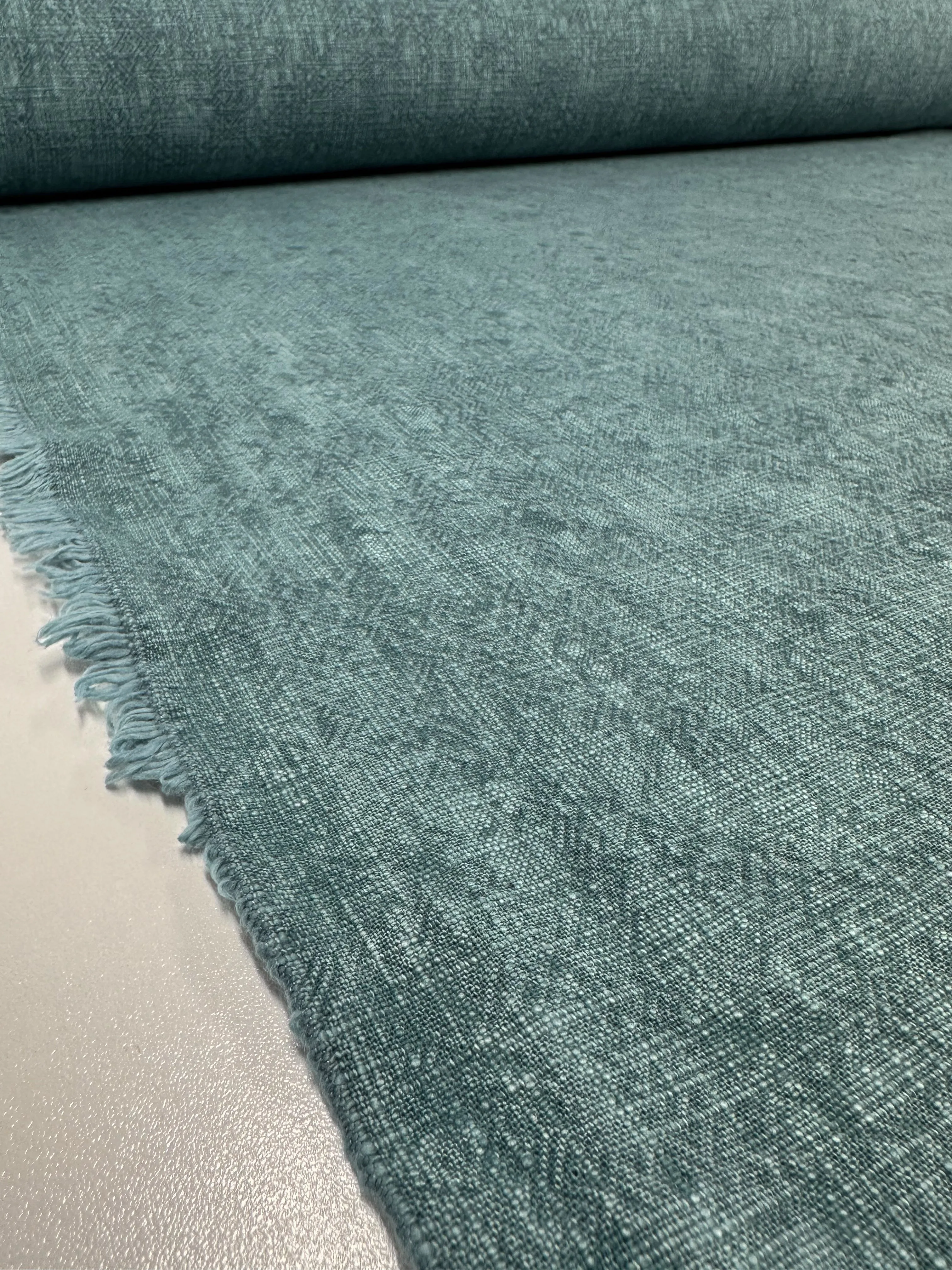 Basket Dyed Cotton - Peacock - 140cm