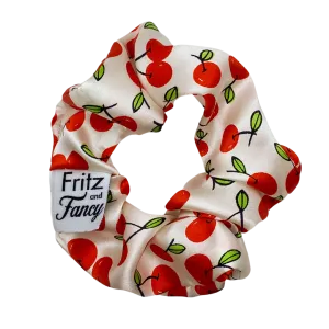 Cherries Silk Scrunchie
