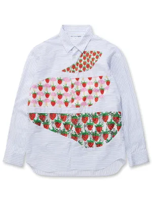 Cotton Poplin Stripe Shirt