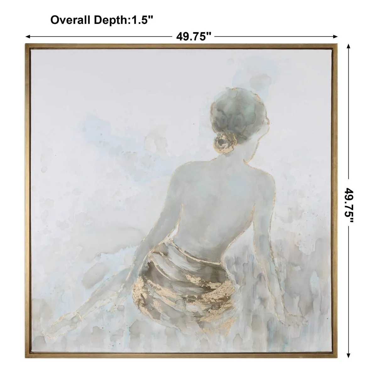 Gold Sophistication Hand Painted Canvas