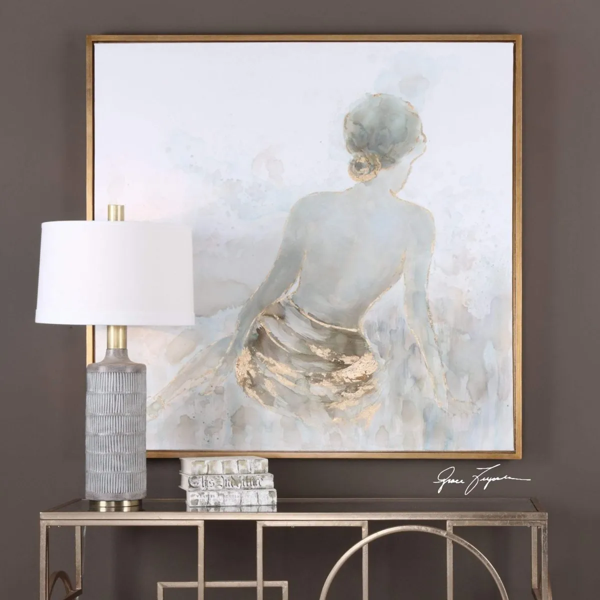 Gold Sophistication Hand Painted Canvas