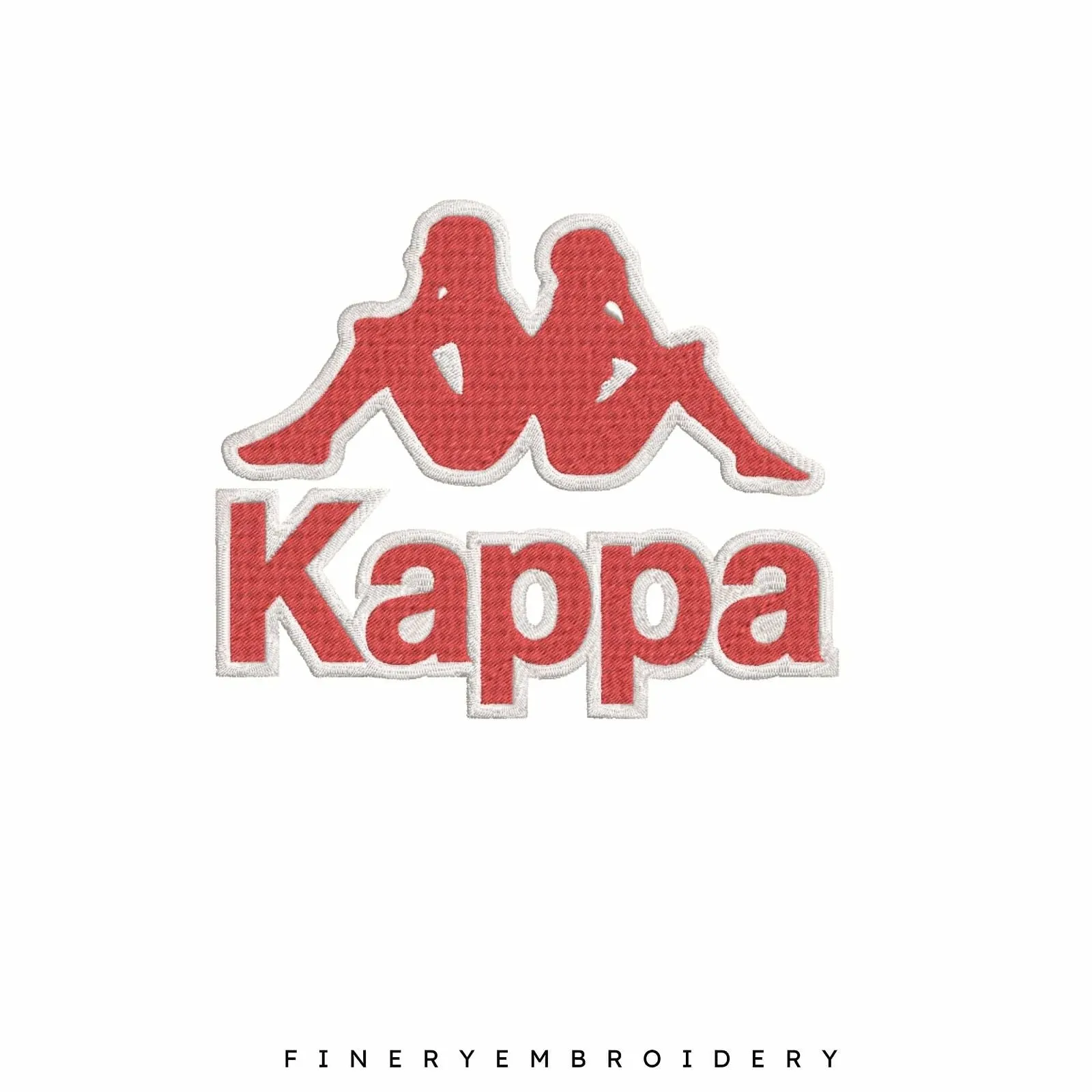 Kappa  logo  Embroidery Motif- Embroidery Design