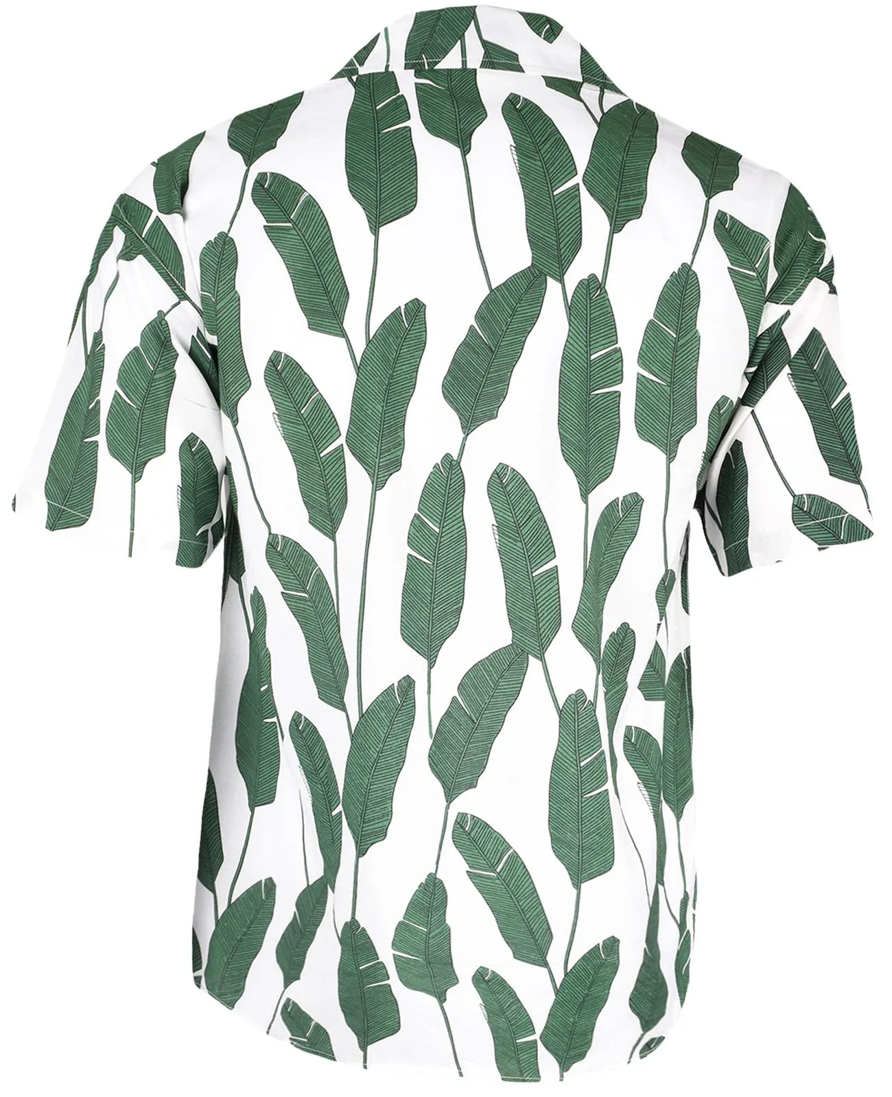 Mens Green Hawaiian Shirts - S
