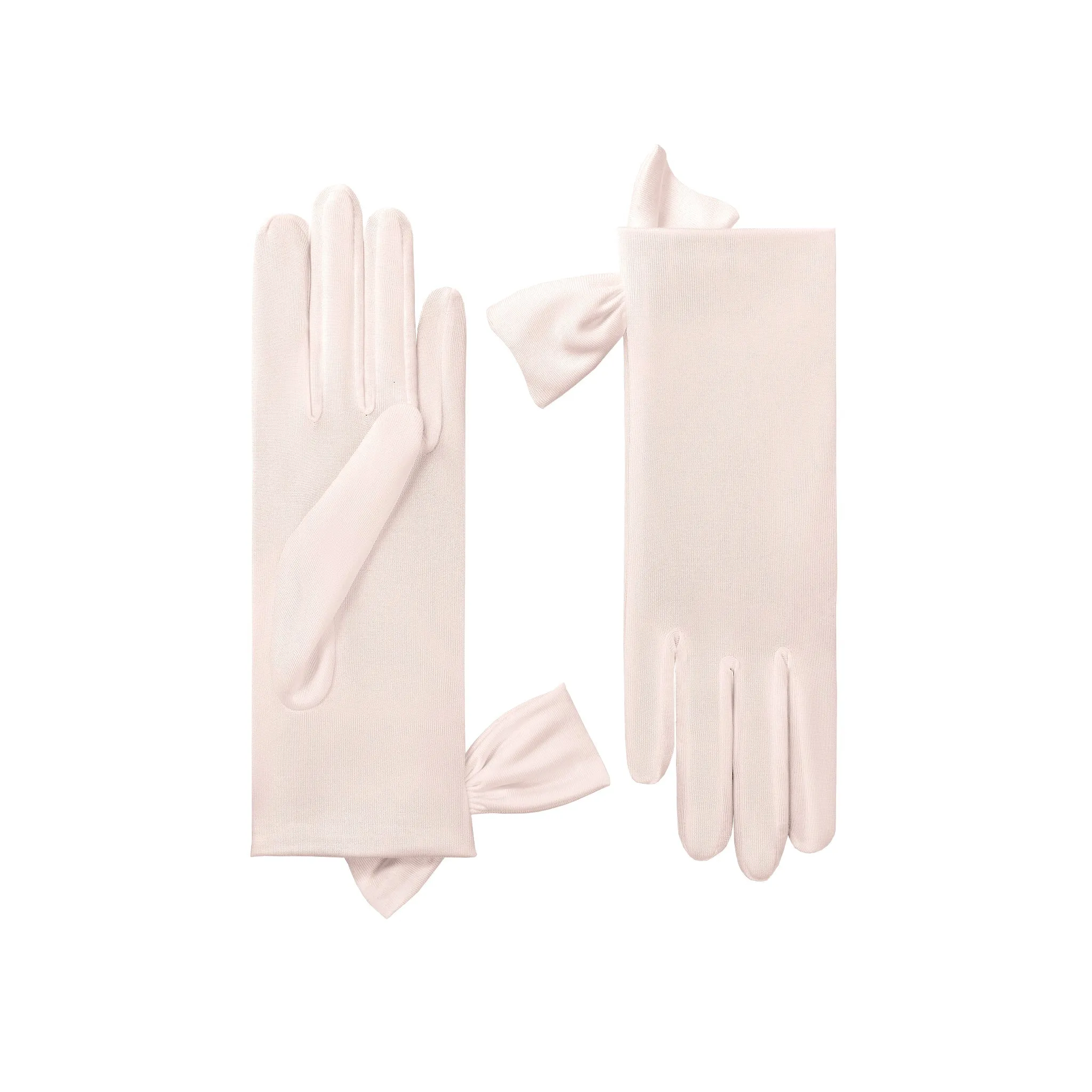 Mia | Silk Glove with Side Bow