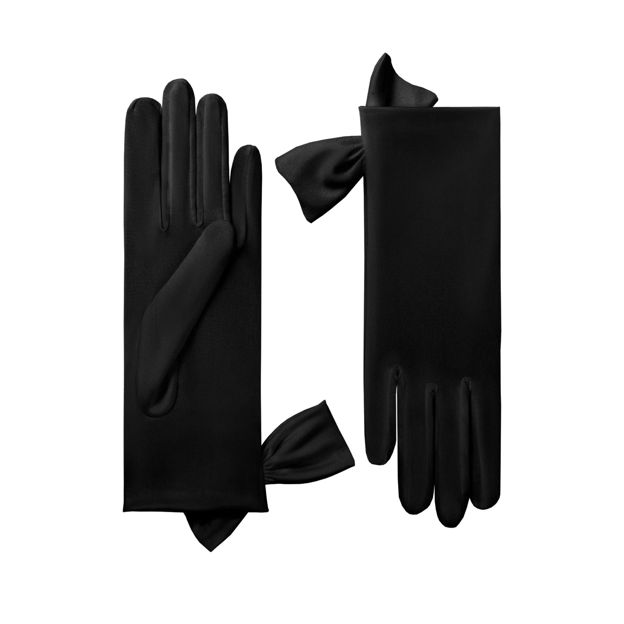 Mia | Silk Glove with Side Bow