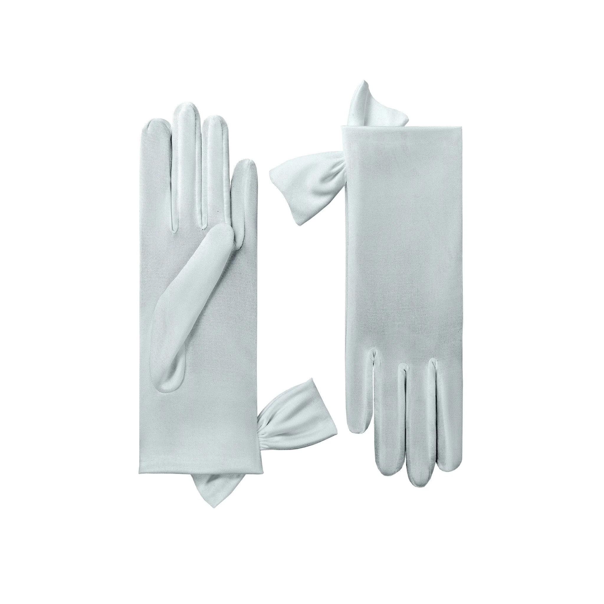 Mia | Silk Glove with Side Bow