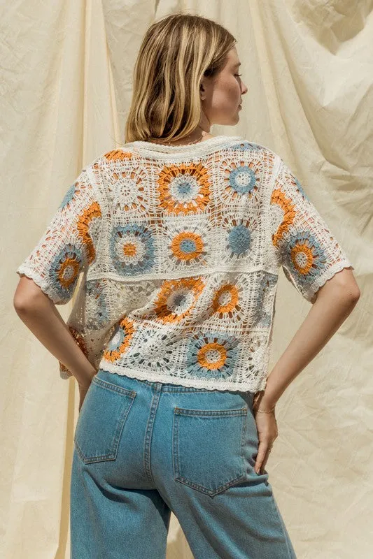 Naomi Crochet Top