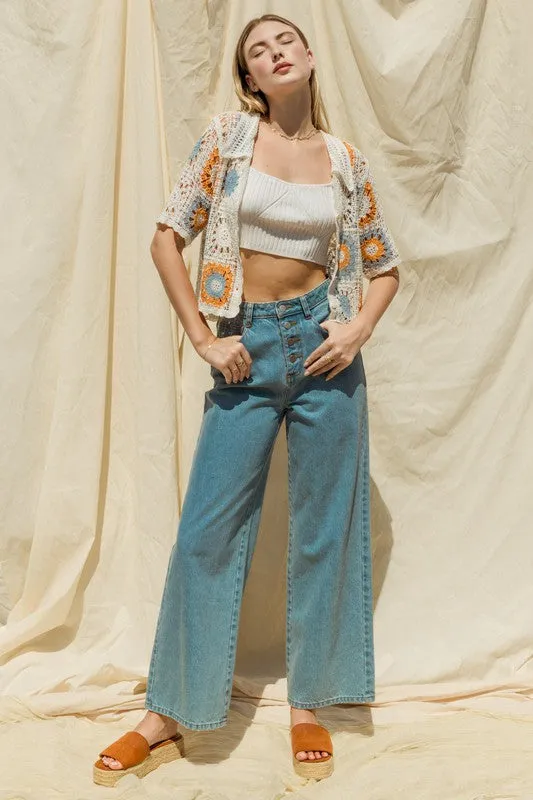 Naomi Crochet Top