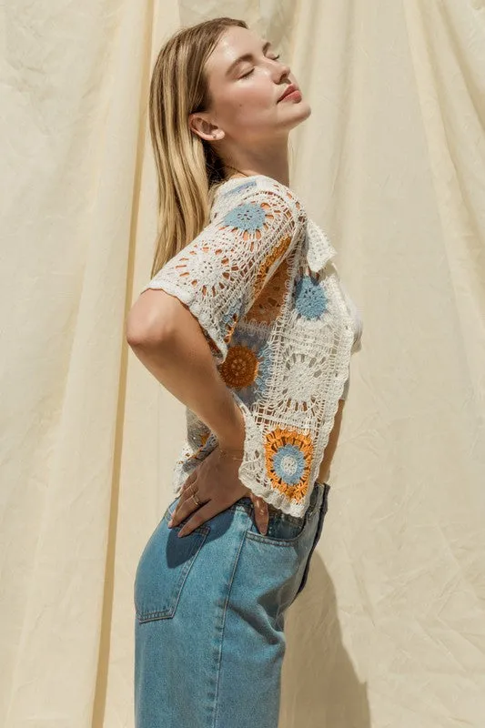 Naomi Crochet Top