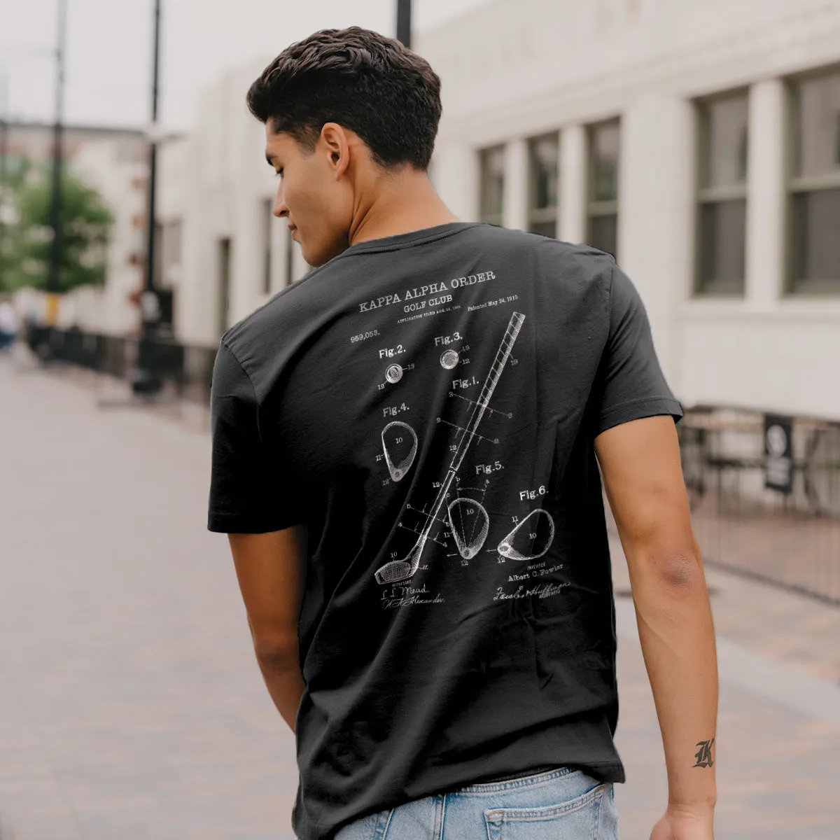 New! Kappa Alpha Comfort Colors Club Components Short Sleeve Tee