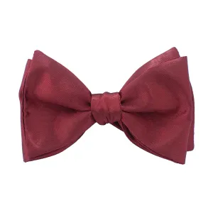 Self Tie Dark Red Bow Tie