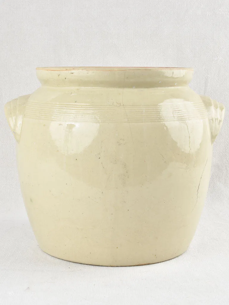 Small earthenware crock pot 12½"