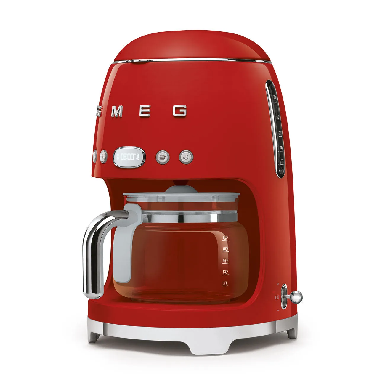 Smeg Drip Coffee Maker 50´Style Red Dcf02rdeu