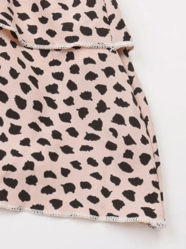 TEEK - Mid-Collar Long-Sleeved Ruffle Shirt
