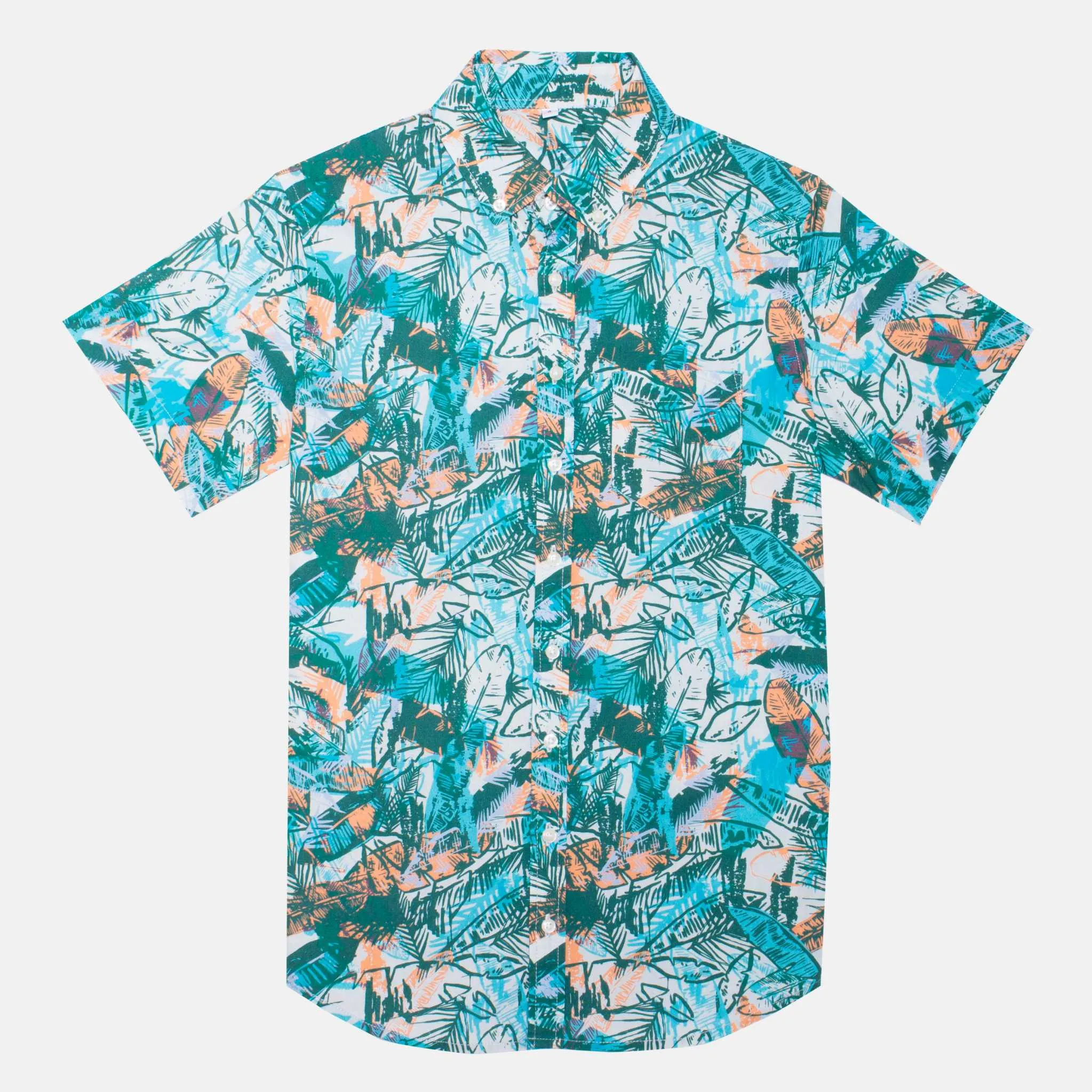 The Ray Teal Frond Short Sleeve Shirt