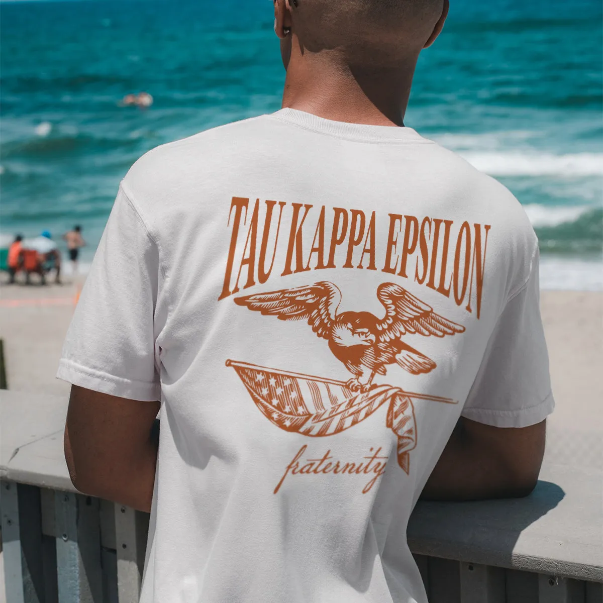 TKE Comfort Colors Freedom White Short Sleeve Tee