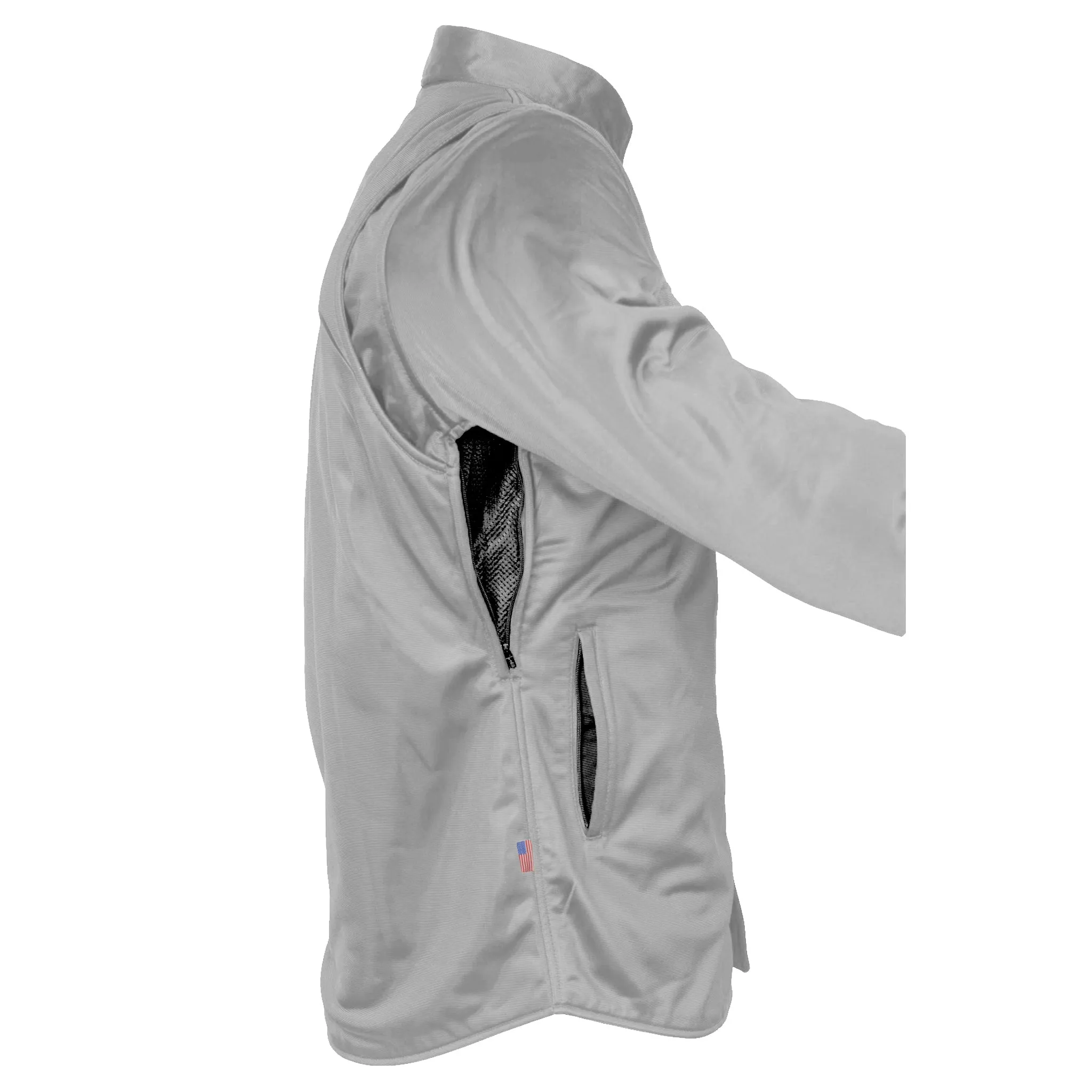 Ultra Protective Shirt - Light Gray Solid with Pads