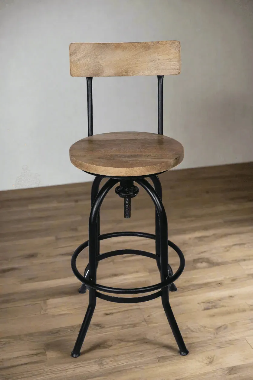 Wooden Twist Stylish & Classy Wooden Handmade Bar Stool